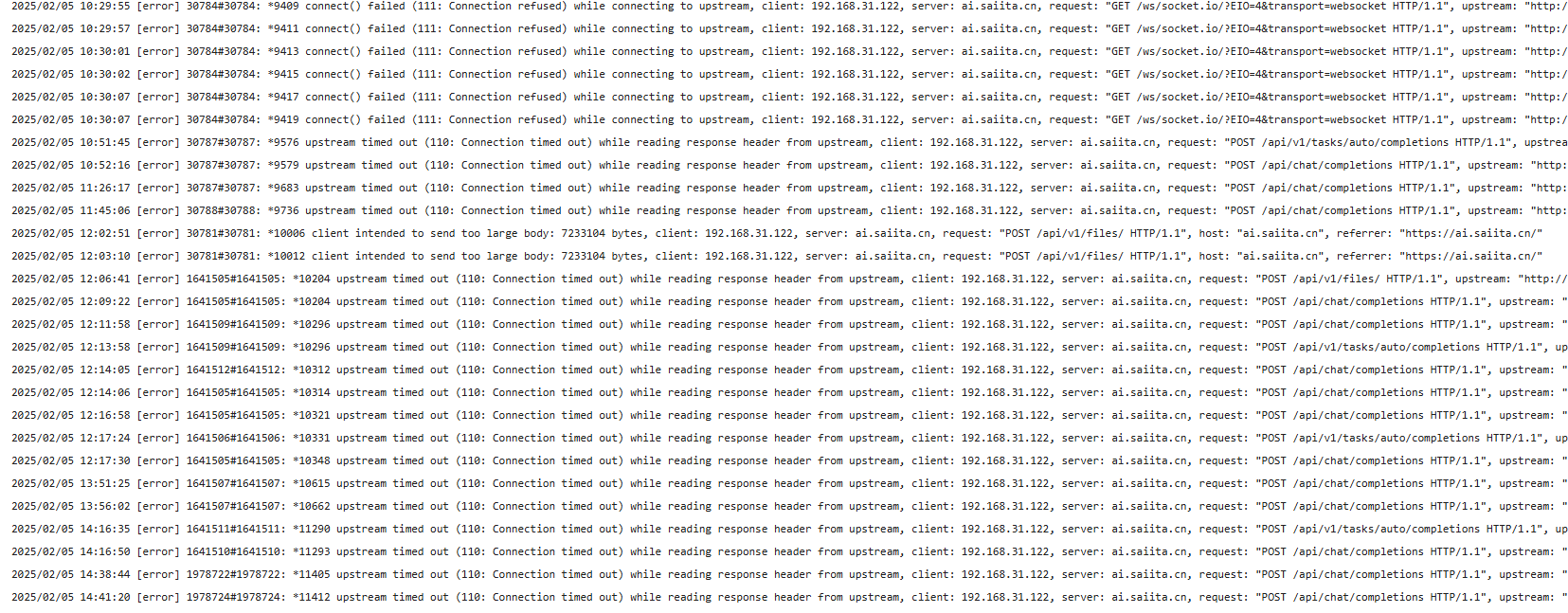解决open webui 开启联网搜索时，报Network Problem 错误