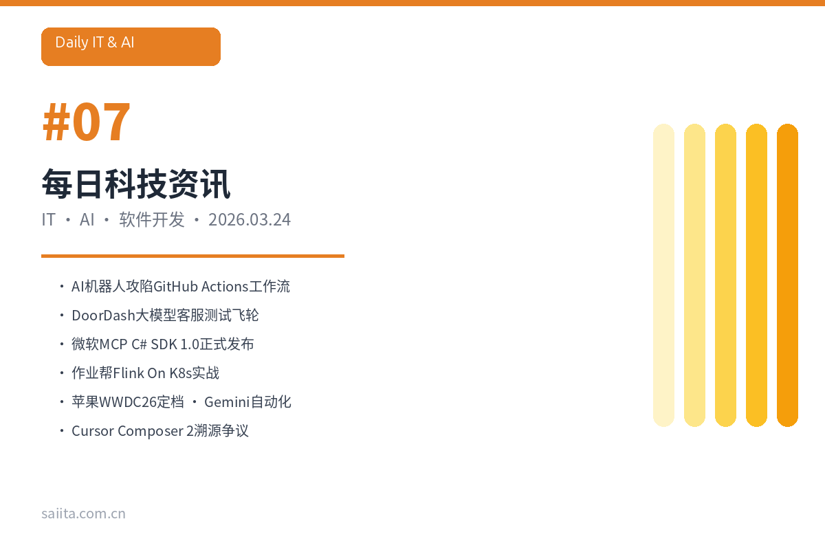 【第7期】AI机器人攻陷GitHub Actions · DoorDash测试飞轮 · MCP 1.0发布 · Gemini任务自动化